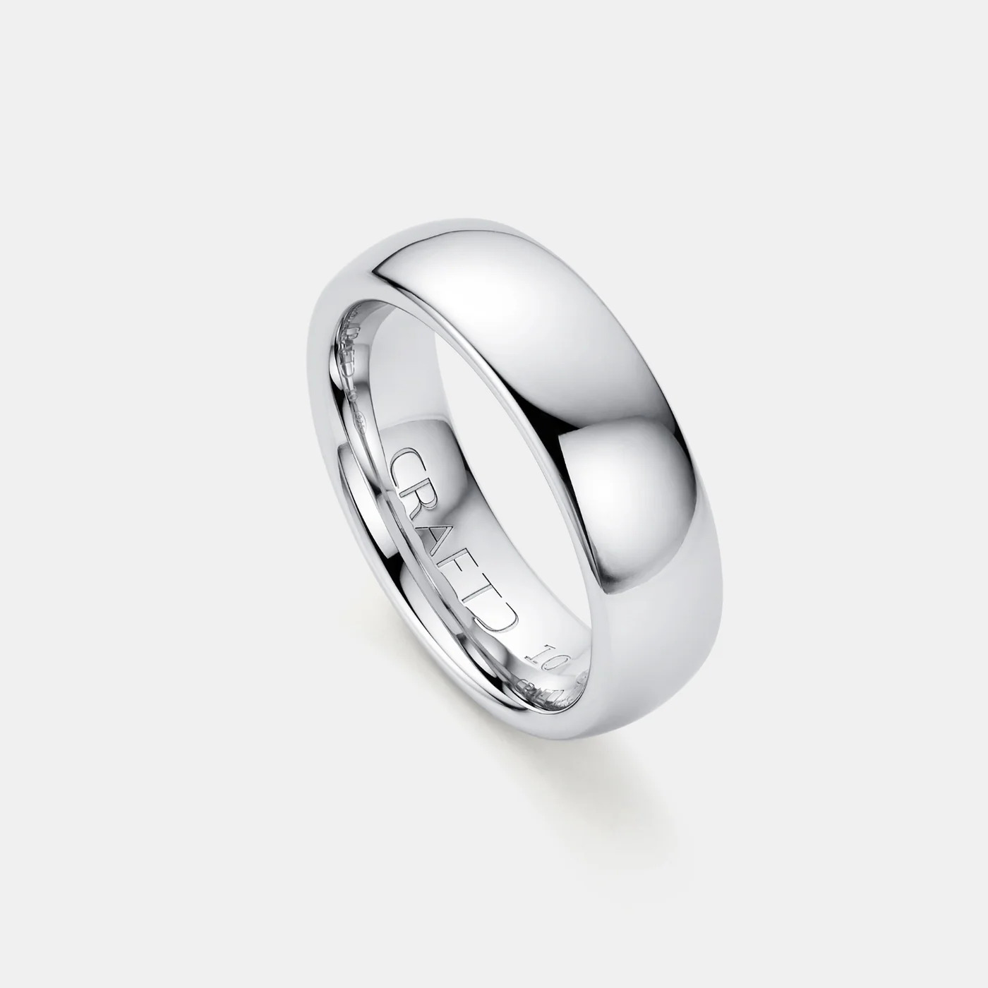 Rounded Wedding Ring | Tungsten